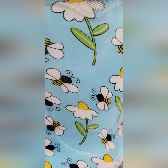 Sloggers Women's Sky Blue Bee & Daisy Rain Boots | Size 9 - Picture 3 of 6